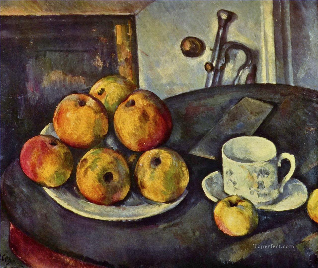 Still Life with Apples 2 Paul Cezanne Oil Paintings
